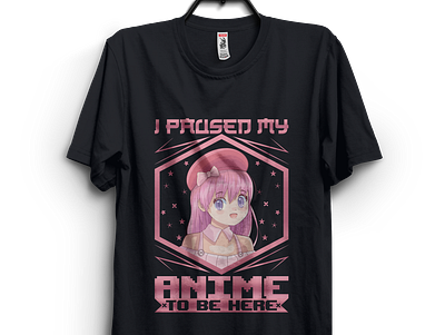 Anime Custom T-Shirt Design design graphic design illustration t shirt tshirt typography