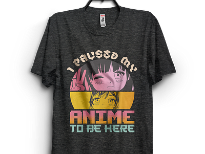 Anime Custom T-Shirt Design design graphic design illustration t shirt tshirt typography