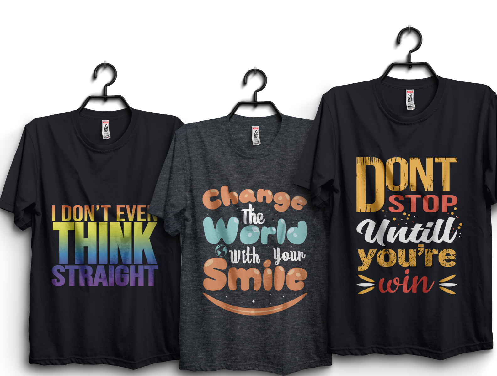 Custom Typography TShirt Design by Sahin Alom on Dribbble