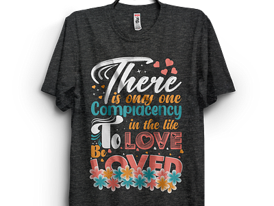 Custom Typography T-Shirt Design