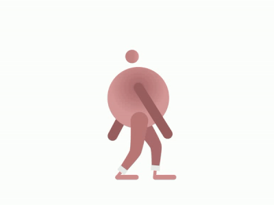 Man in Pink aftereffects animation character rigging rubberhose2