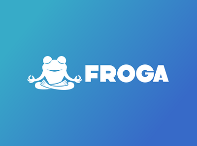 FROGA adobe illustrator branding inkscape logo logo creation logo design minimalistic logo vector logo