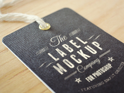 Label Mockup 2 badge insignia label logo mockup tag