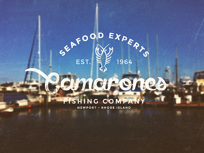 Seafood Logo Badge badge fish fisherman fishing insignia logo sea seafood shrimp