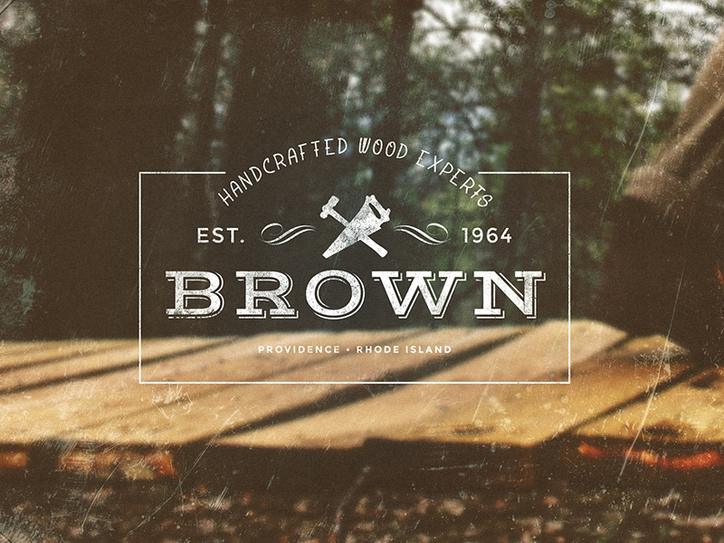 Woodworker Logo Badge by Eduardo Mejia on Dribbble