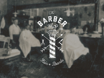 Barber Shop Logo Badge