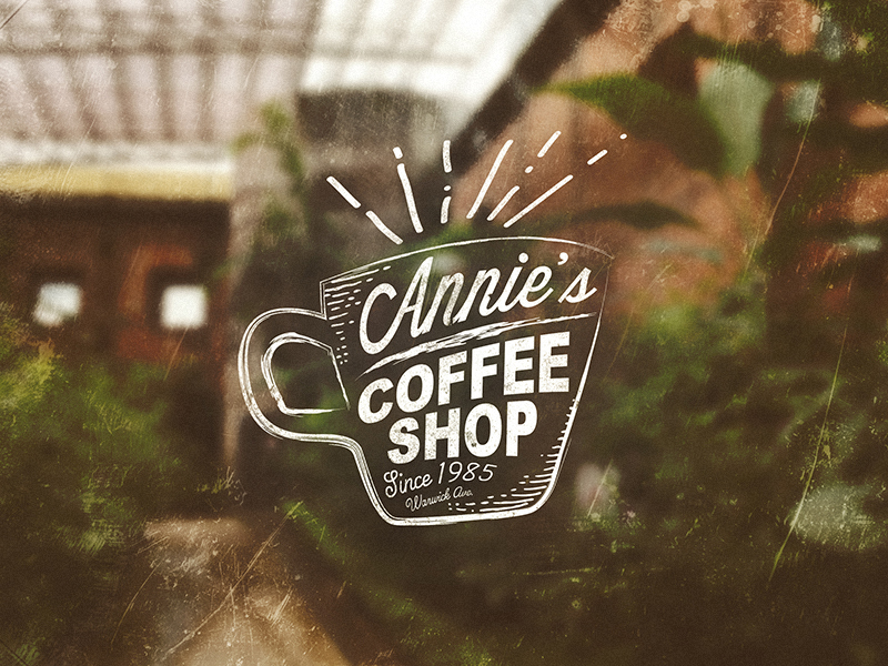 Coffee Shop Logo Badge by Eduardo Mejia on Dribbble