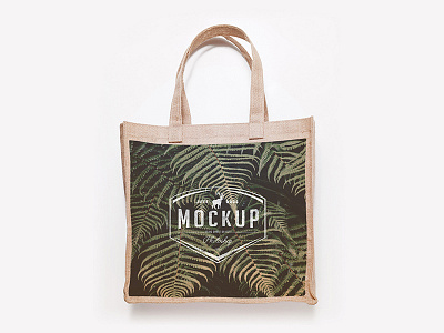 Jute Bag Mock Up 2 - PSD Freebie