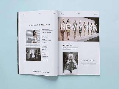 open fashion magazine