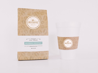 Coffee Bag and Cup Mockup bag coffee cup mockup package template