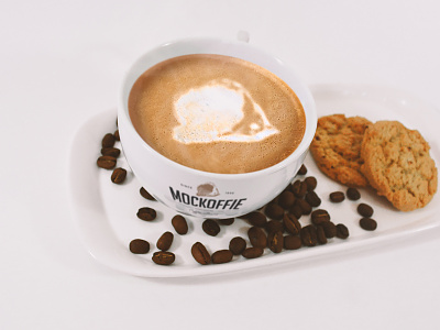 Latte Coffe Cup Mockup