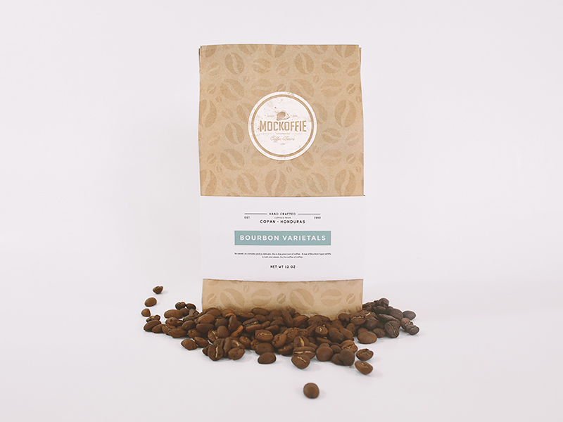 Download Coffee Bag Mockup by Eduardo Mejia on Dribbble