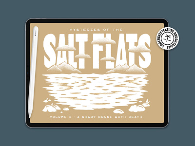 Salt Flats Vol. 01 - Procreate Texture Brushes