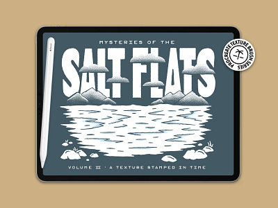 Salt Flats Vol. 02 - Procreate Texture Stamps