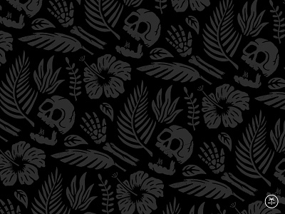 Midnight Jungle apparel beach clothing design illustration pattern towel tropical