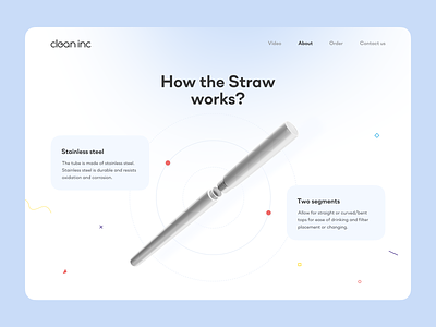 The Clean Straw Website Design