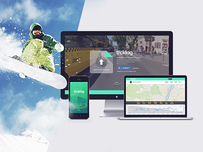 Trcklog.com android app branding ios responsive design ui ux