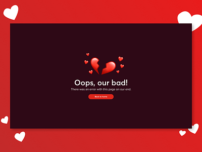 Daily UI #008 — 404 Page