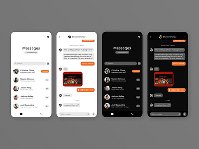 Daily UI #013 — Direct Messaging app daily daily ui daily ui 013 daily ui 13 direct messaging imessage messaging messaging app messenger mobile texting thano ui ux ysdn