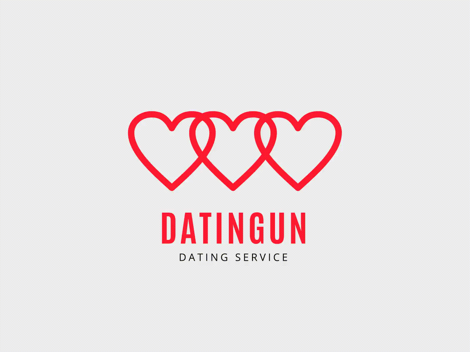 Logo Animation | Dating Gun animation branding design graphic design illustration logo motion graphics