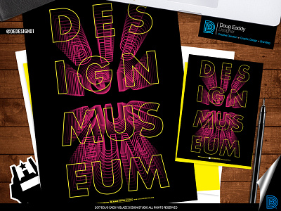 Design Museum Poster creativeentrepreneur design designer entrepreneur graphicdesign graphicdesigner poster posterdesign typographyinspired