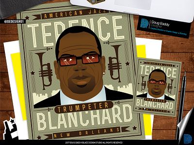 Terence Blanchard Poster artdirection branding creative creativeentrepreneur design designer entrepreneur graphicdesign graphicdesigner illustration poster posterdesign