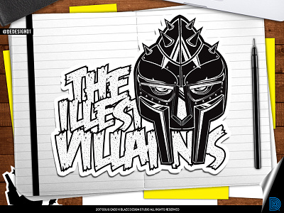 The Illest Villains artdirection artdirector branding creative creativeentrepreneur designer entrepreneur graphicdesigner hiphop illustration logo sticker vector