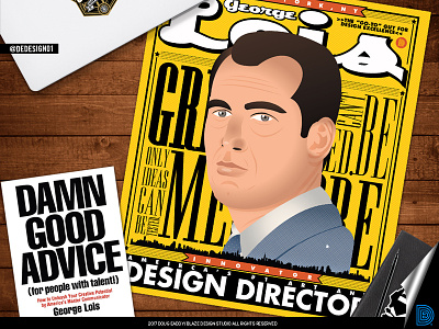 George Lois Poster artdirection artdirector branding creativeentrepreneur entrepreneur graphicdesign graphicdesigner illustration poster