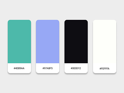 Color Palette black color palette green purple white