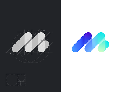 M logo concept app app logo branding design designinspiration digital logo gradient logo logotype design m logo monogram ui logo uidesign vector vivid colors