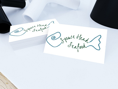 Spruce Head Seafood adobe illustrator branding design graphic design graphic designer illustration logo logo desginer logo design