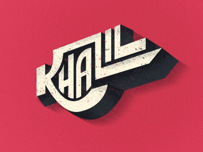 Lettering Identity type custom illustrator noise texture photoshop 3d ligatures brooklyn nyc logo identity typography design
