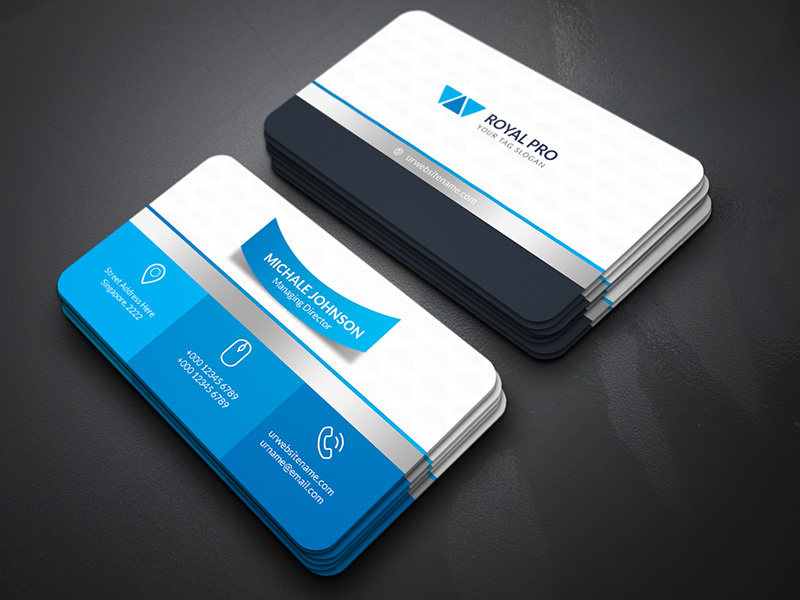 Free PSD Business Card print file free design cards business card