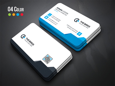 Business Card black blue business business card card design corporate creative green minimalist modern design