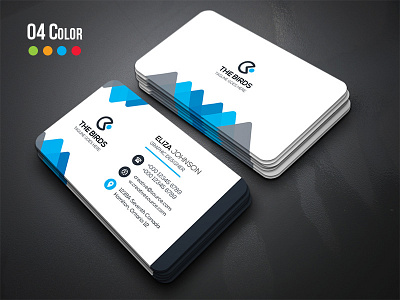 Business Card black blue business business card card design clean style corporate creative cyan elegant green
