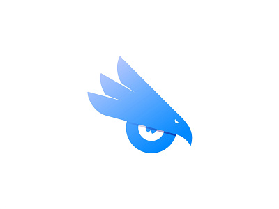 Eagle + eye logo animal logo blue color branding clean colorful creative logo design dual meaning logo eagle eye fun graphic design identity illustration logo logomark modern neat playful simple