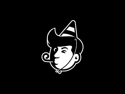 Party Boy Mascot Logo