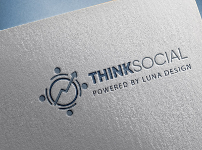 Think Social Logo adobe illustrator brand identity branding design graphic design illustration logo vector