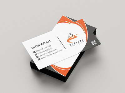 Modern Business Card Design adobe photoshop brand design brand identity branding business card business card design design digital business card graphic design illustrator vector art