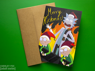 Merry Rickmas - Rick & Morty Christmas Card