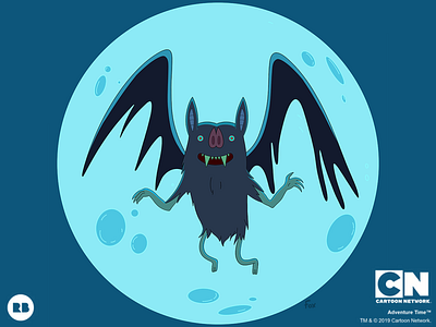 Marceline the Vampire Queen (Bat Form) adventure time bat cartoon cartoon illustration cartoon network marceline marceline the vampire queen redbubble vampire