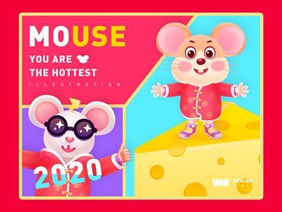 Mouce-Live gift affinity designer beijing design gift illustration image line art live live gift mouse video wme
