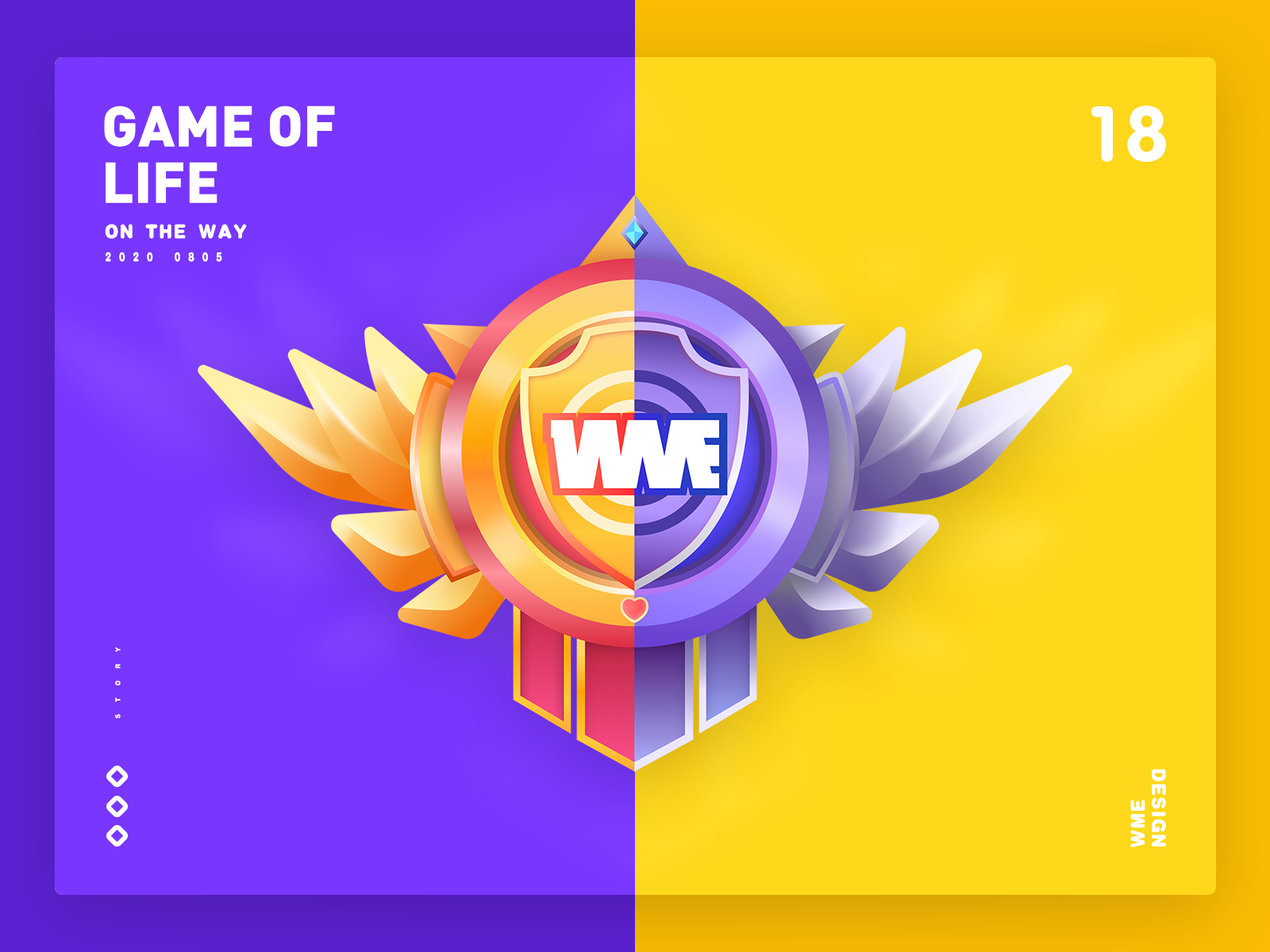 game of life logo black and white