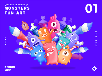 MONSTERS 01 illustration wme