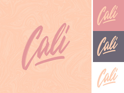 Cali lettering logo sketch apparel branding brush cali california calligraphy clothing design fashion hand lettering label lettering logo logotype mark packaging script sketch type typography