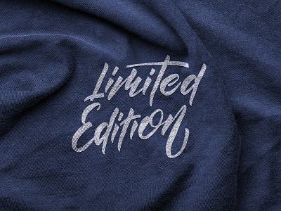 Limited Edition lettering logo design apparel branding brush calligraphy clothing design fashion hand lettering handlettering label lettering limited edition logo logotype mark packaging script sketch type typography