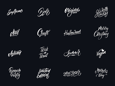 Lettering logofolio vol 1