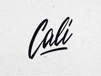 Cali lettering logo design apparel branding brush cali california calligraphy clothing design fashion hand lettering handlettering label lettering logo logotype mark packaging script type typography