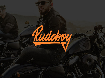 Logotype design for motorcycle supply brand apparel biker branding calligraphy clothing design fashion hand lettering identity label lettering logo logotype mark motorcycle packaging script supply type typography