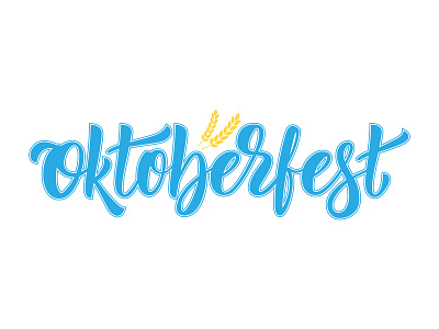 Oktoberfest logo concept calligraphy design handlettering lettering logo logotype oktoberfest type typography